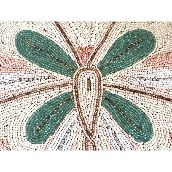 Nicole Miller Beaded Butterfly Placemats – Set of 4 Chargers - Picture 4 of 8